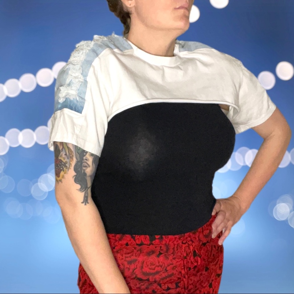 Reworked crop tee